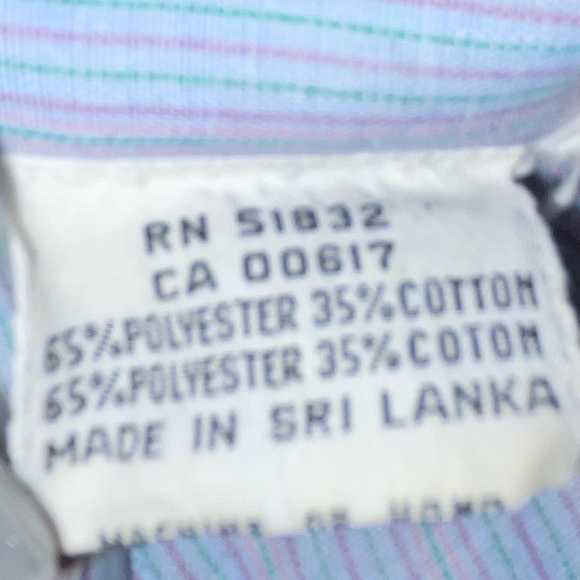 Vintage Steven Barry Long Sleeve Button Down Striped Shirt - Picture 5 of 7